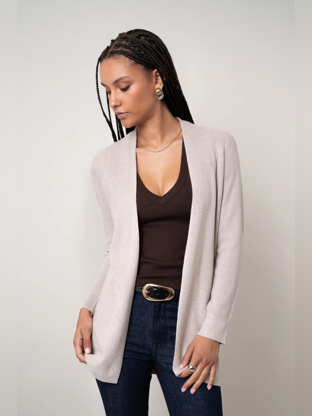 Cyrus The lightweight open cardigan
